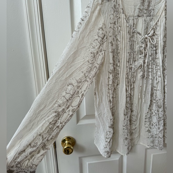 Lucky Brand boho sheer top - Medium - Picture 3 of 5